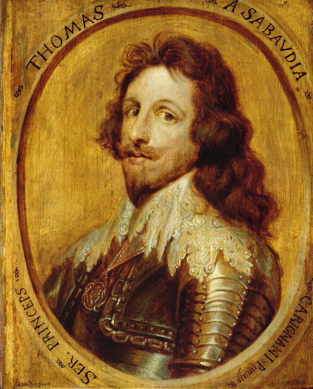 Thomas av Savojen (1597-1656) Prins av Carignan av Anthony van Dyck