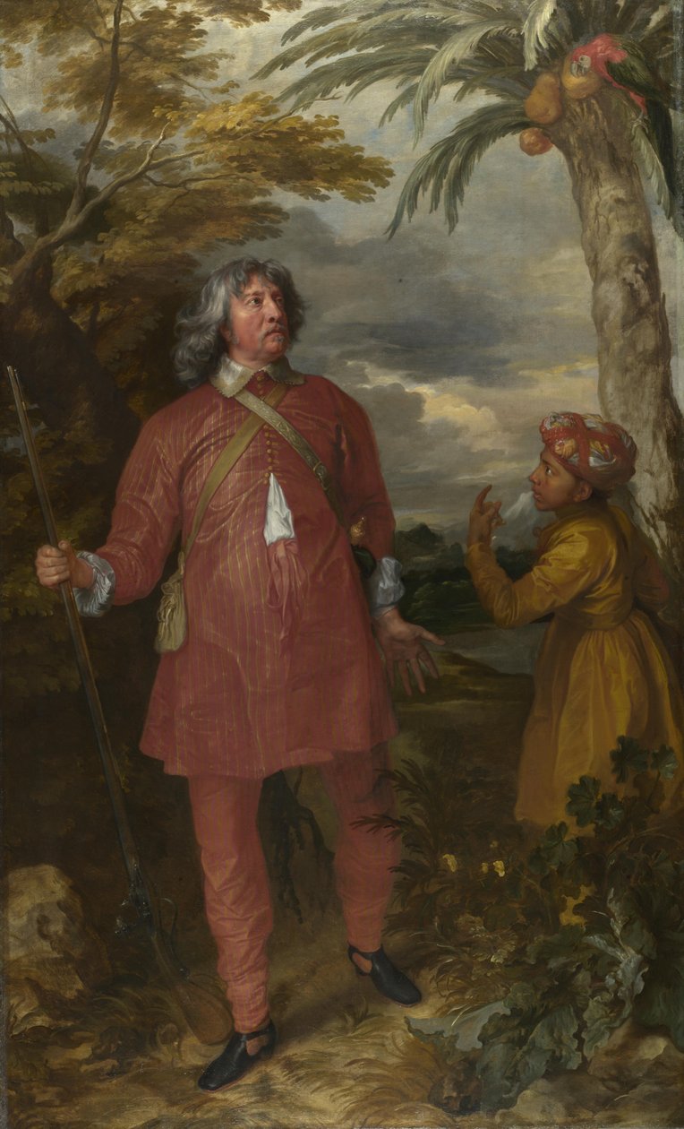 William Feilding, 1st Earl of Denbigh (1582-1643) av Anthony van Dyck