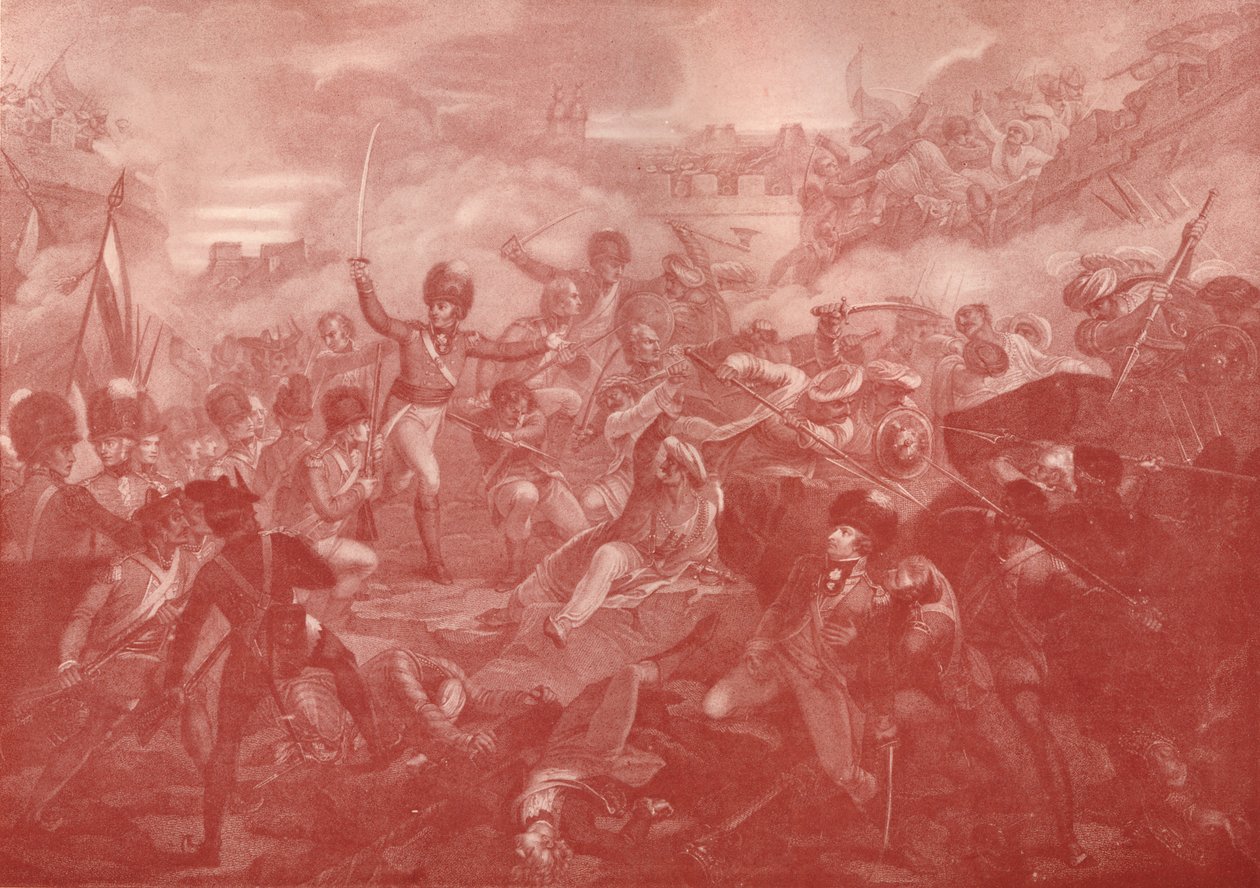 Anfallet och intagandet av Seringapatam, 1801 1909 av Anthony Cardon