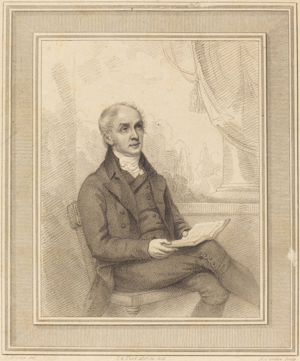 John Augustus översättare av Anthony Cardon after Joseph Slater