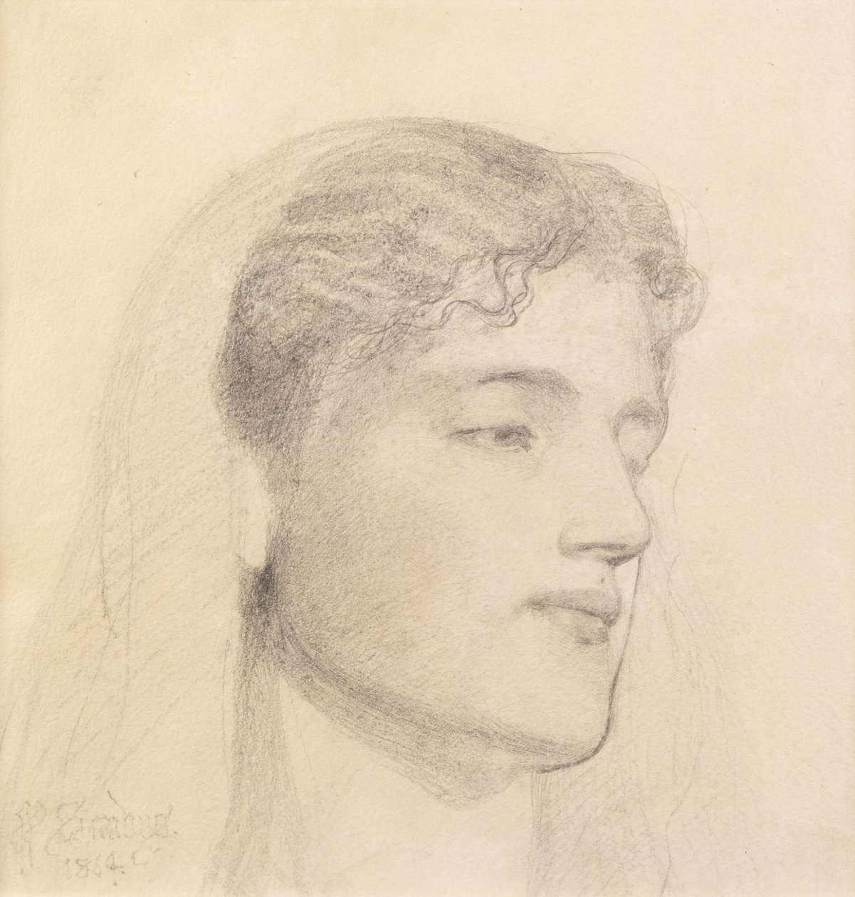 Augusta Jones av Anthony Frederick Augustus Sandys