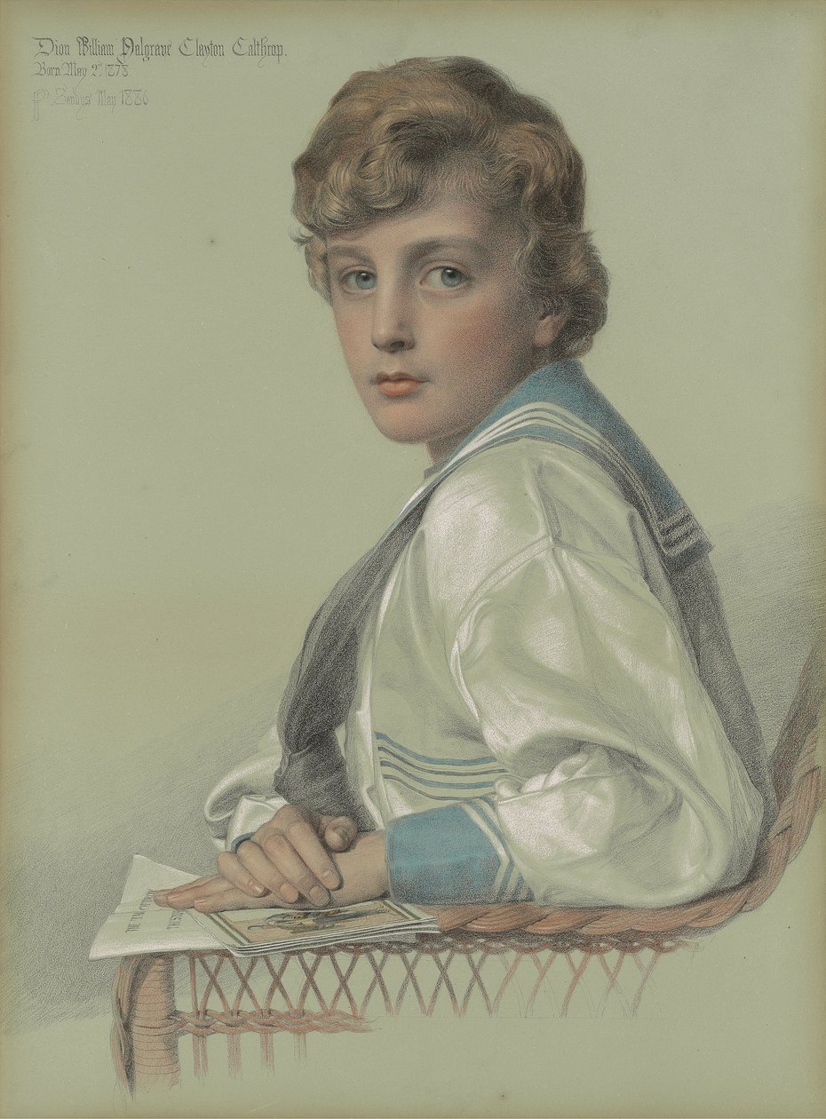 Dion William Palgrave Clayton Calthrop, åtta år av Anthony Frederick Augustus Sandys