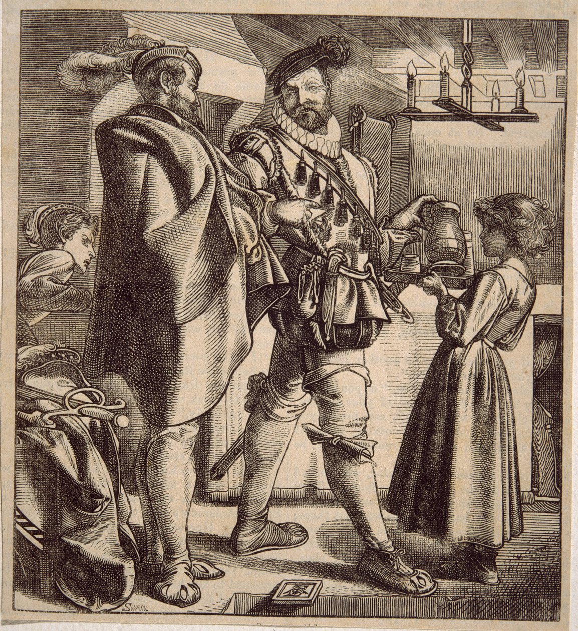 Jacques de Caumont (1558-1652) av Anthony Frederick Augustus Sandys