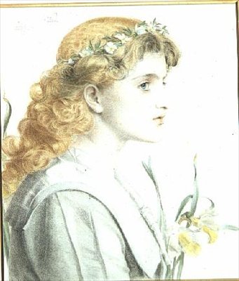 maj 1902 (färgpenna) (en av 4) av Anthony Frederick Augustus Sandys