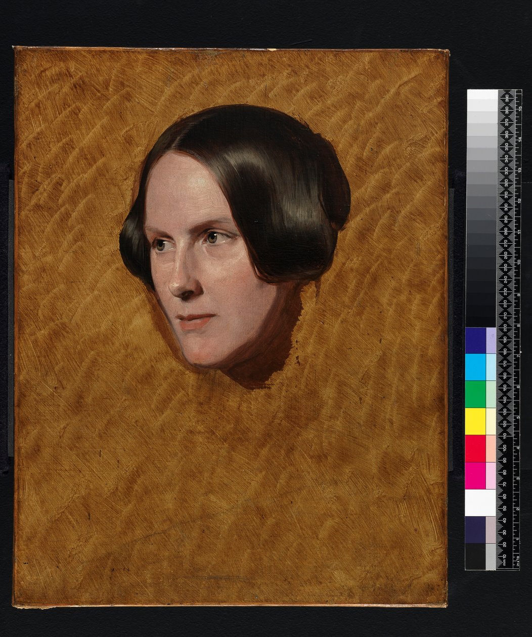 Mrs Sandys, konstnärens mor, sent 1840-tal av Anthony Frederick Augustus Sandys