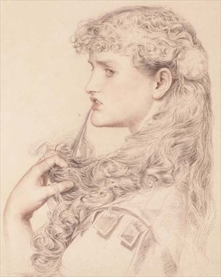 Stolt Maisie (teckning) av Anthony Frederick Augustus Sandys