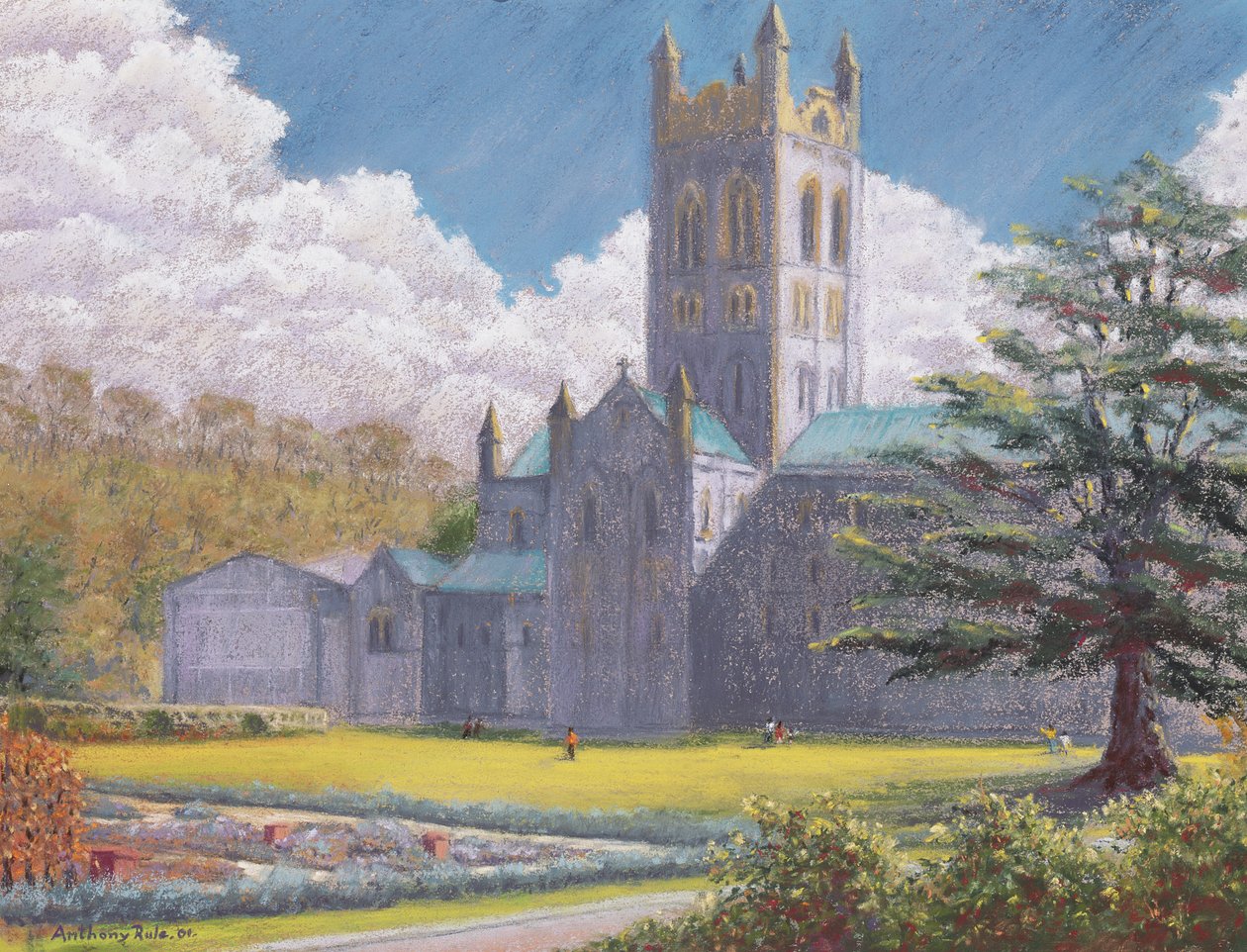 Tidig vår, Buckfast Abbey, 2001 av Anthony Rule