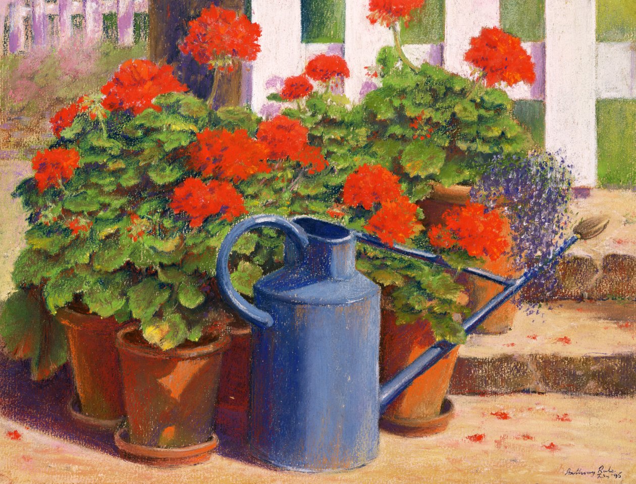 Den blå vattenkanna, 1995 av Anthony Rule