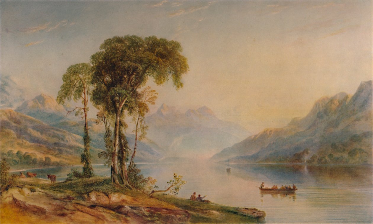 Ben Venue från Loch Achray, 1840, 1935 av Anthony Vandyke Copley Fielding