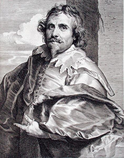 Daniel Mytens (c.1590-c.1647), graverad av Paulus Pontius (1603-58) (gravyr) av Anthony van (after) Dyck