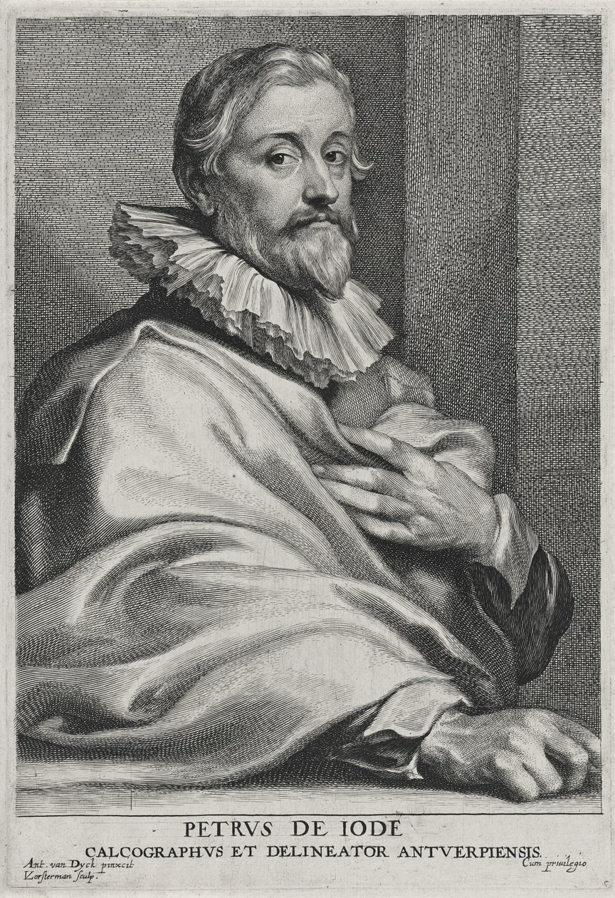 Pieter de Jode [den äldre] av Anthony van (after) Dyck