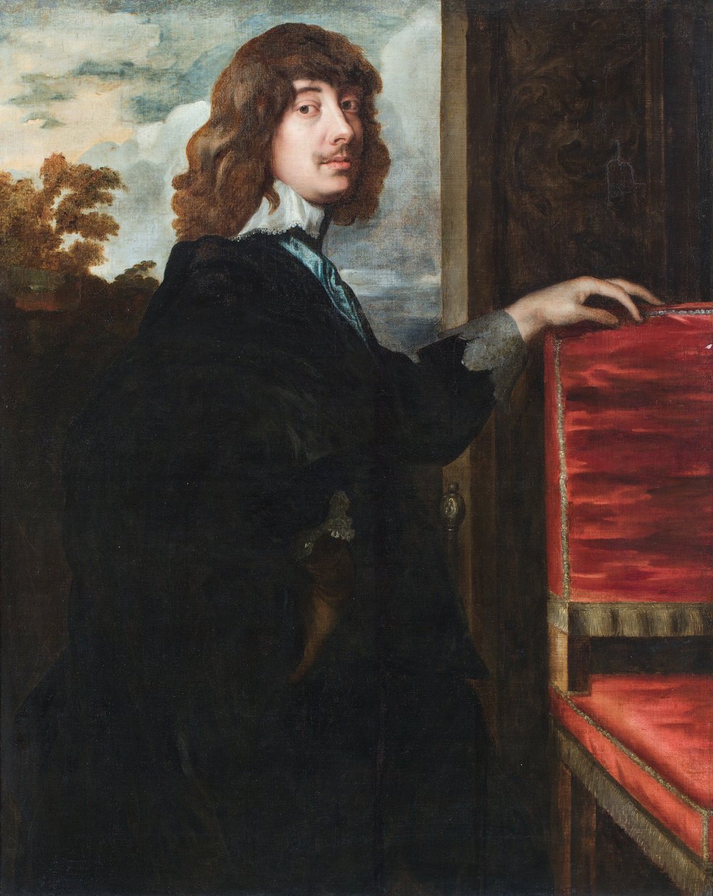 Porträtt av Algernon Percy av Anthony van (after) Dyck