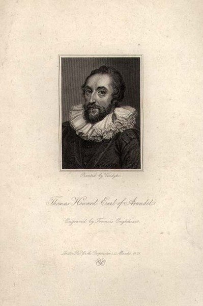 Thomas Howard, Earl of Arundel (1585-1646), graverad av Francis Engleheart av Anthony van (after) Dyck
