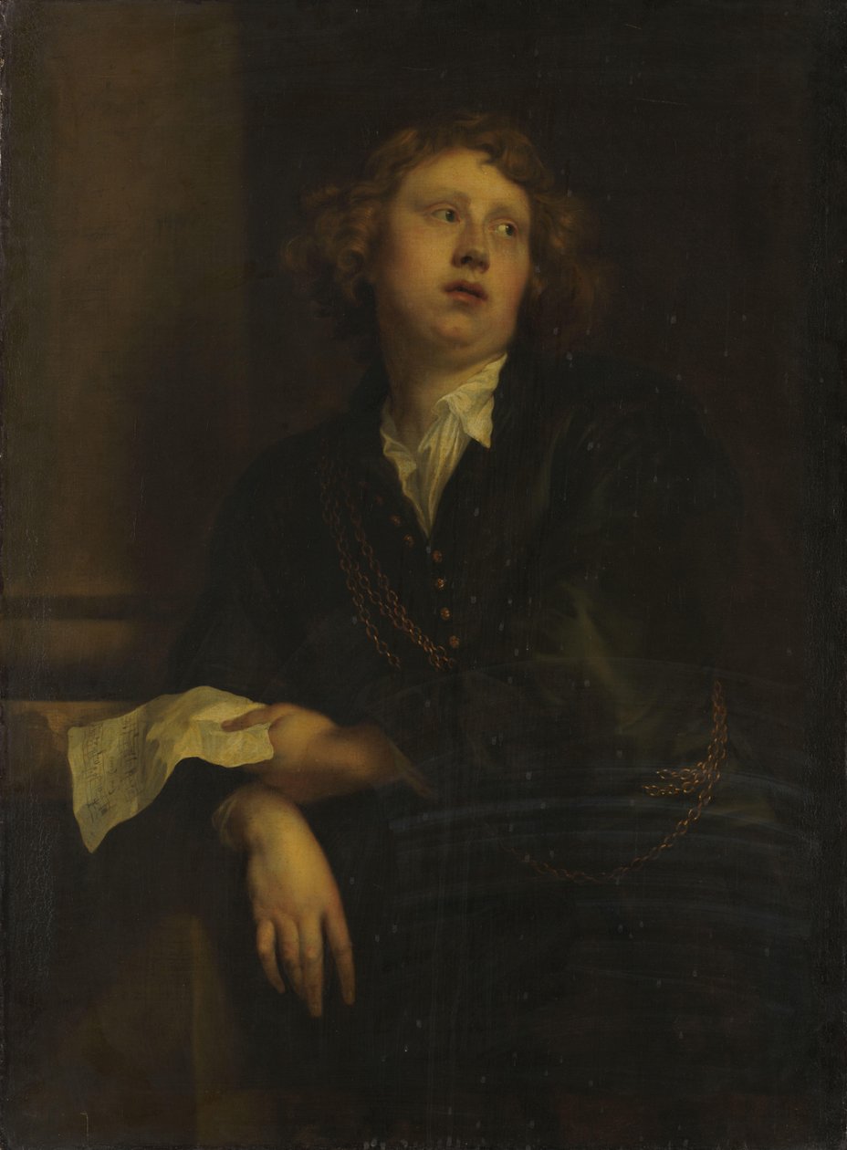 Porträtt av Hendrik Liberti (ca 1600-c 1669) av Anthony van Dyck (after)