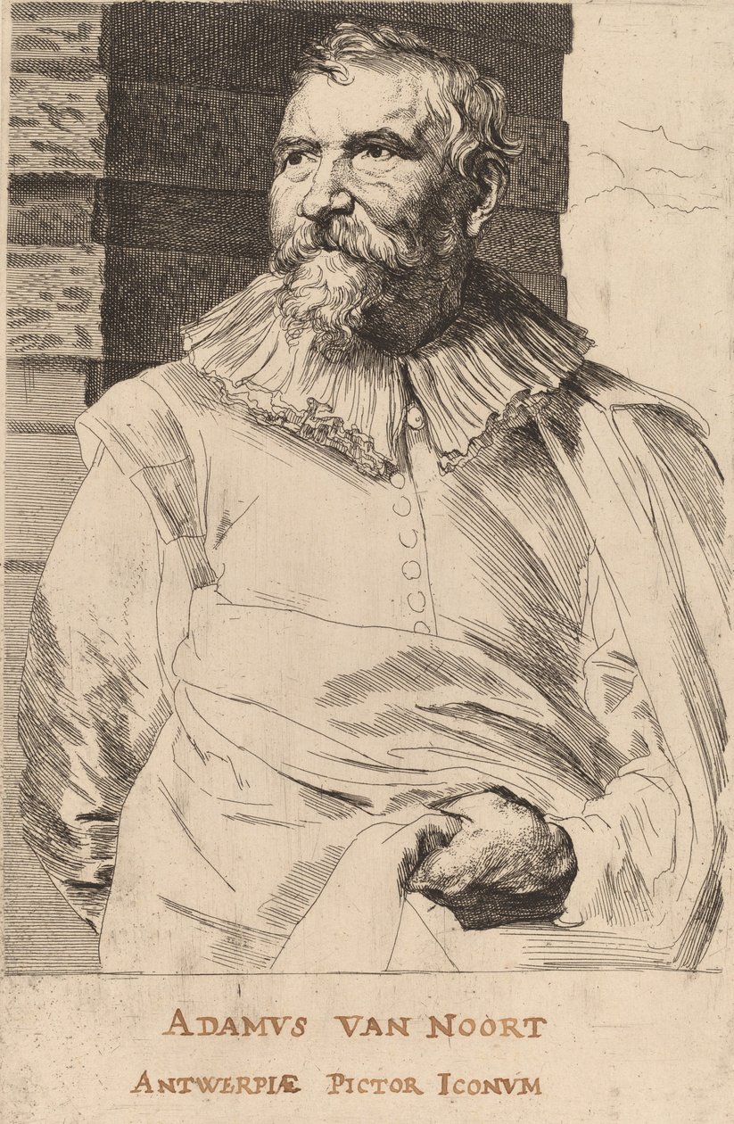 Adam van Noort, troligen 16261641. av Anthony van Dyck