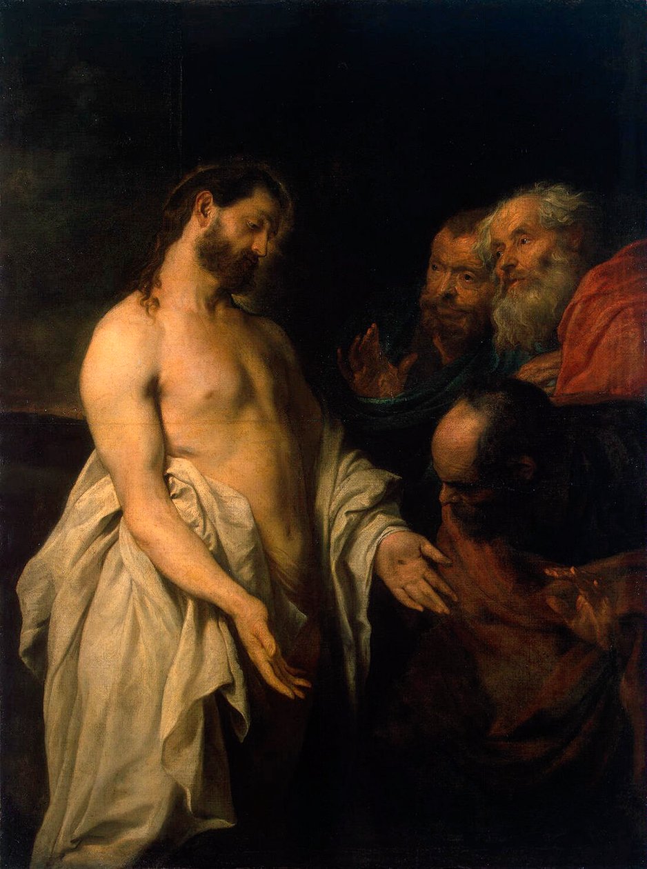 Kristi framträdande för sina lärjungar, 1625-1626. av Anthony van Dyck