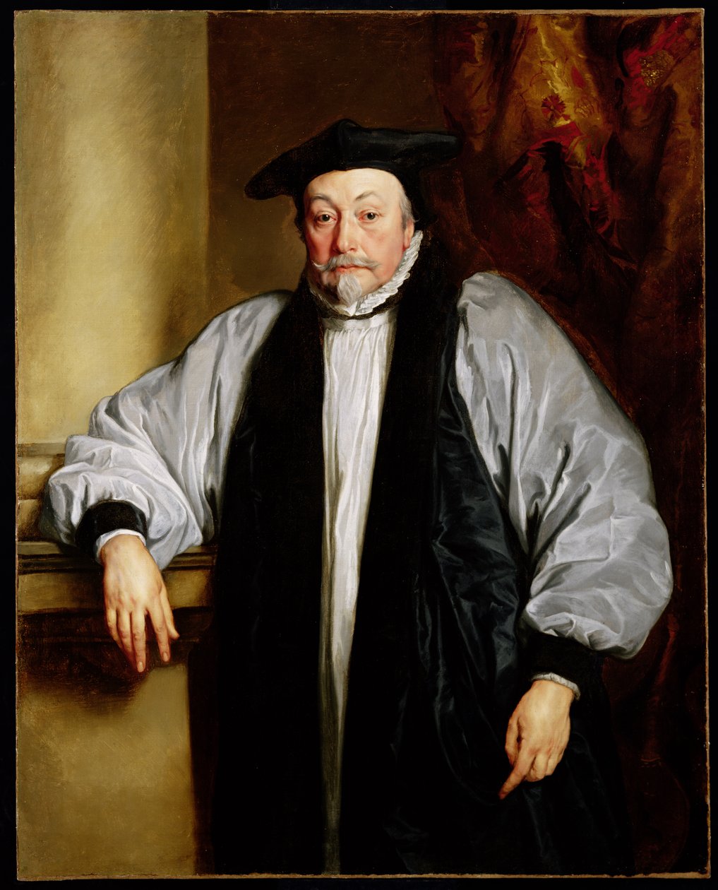Ärkebiskop Laud (1573-1645) c.1635-37 (och detalj 62514) av Anthony van Dyck
