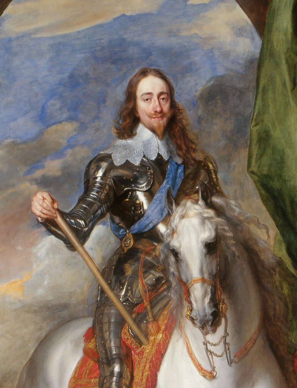 Karl I (1600-1649) med M. de St Antoine av Anthony van Dyck
