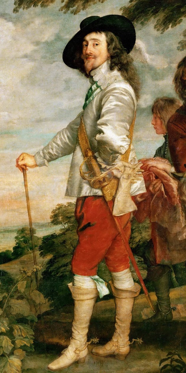 Karl I vid jakten av Anthony van Dyck