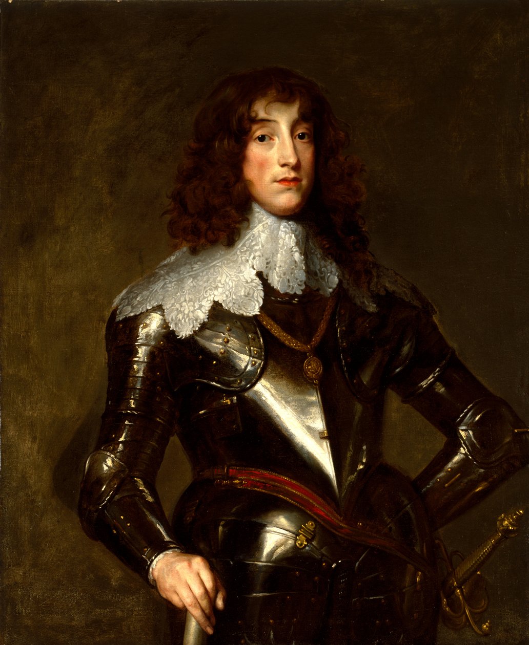 Charles Louis, kurfurste Pfalz, 1637 av Anthony van Dyck