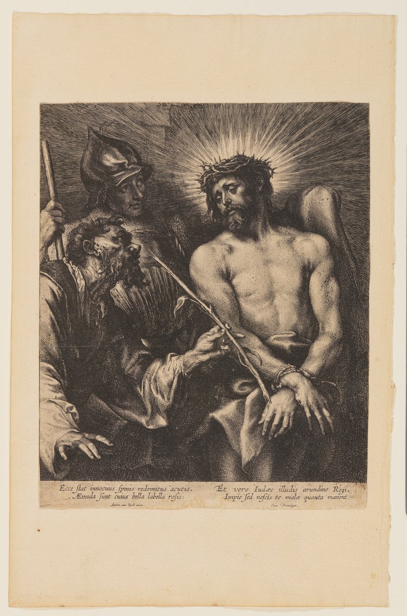 Kristus krönt med törnen av Anthony van Dyck