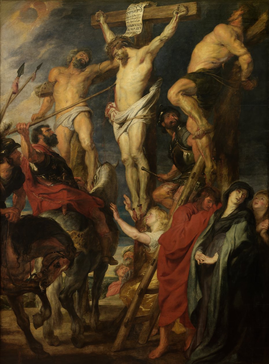 Kristus på korset, "Le coup de lance av Anthony van Dyck