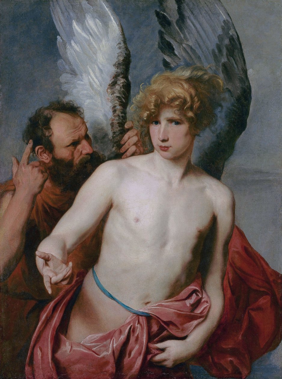 Daidalos och Ikaros av Anthony van Dyck