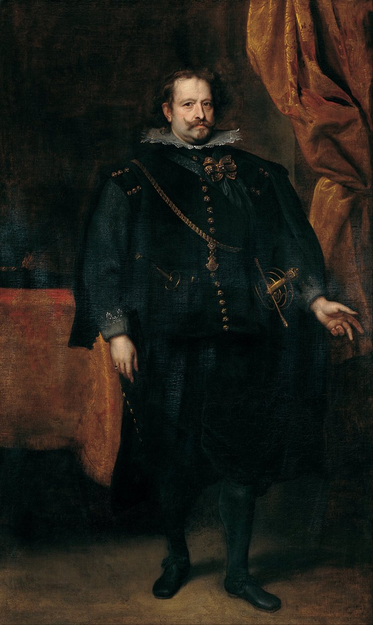 Diego de Mexía, markis av Leganés av Anthony van Dyck