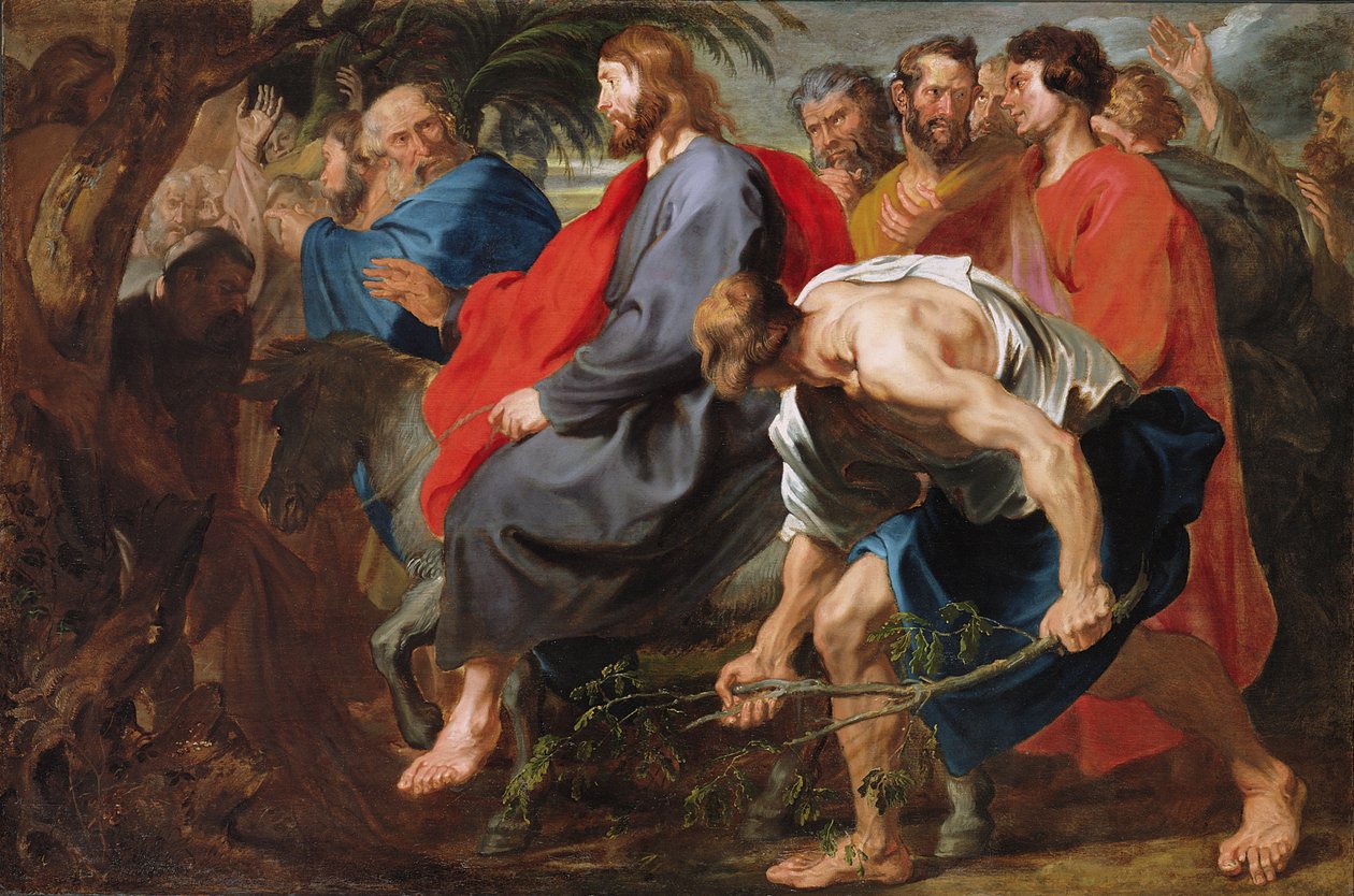 Kristi inträde i Jerusalem, ca 1617 (olja på duk) av Anthony van Dyck