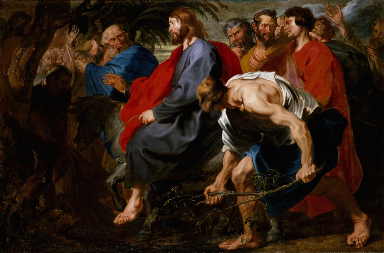 Kristi inträde i Jerusalem, ca 1617 (olja på duk) av Anthony van Dyck