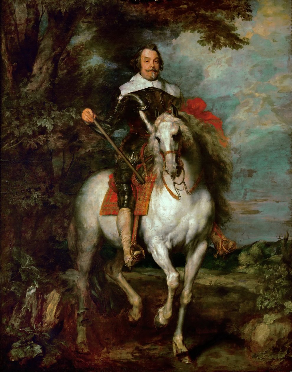 Ridsporträtt av Francisco de Moncada 15861635, markis av Aytona och greve av Ossuna av Anthony van Dyck