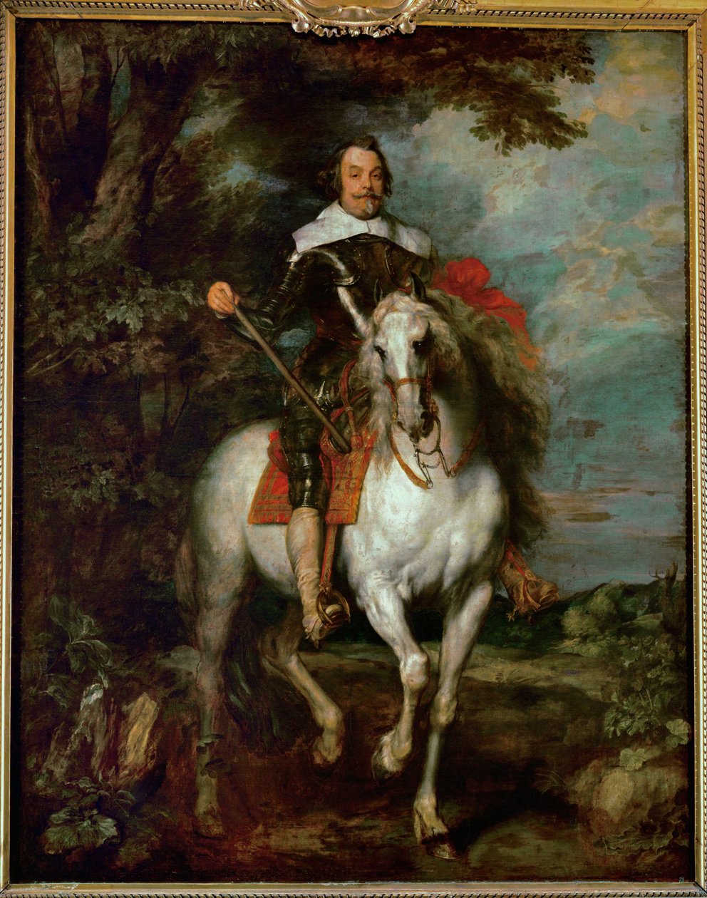 Francisco de Moncada, greve av Ossuna, ambassadör och befälhavare för de spanska trupperna i Nederländerna ... av Anthony van Dyck