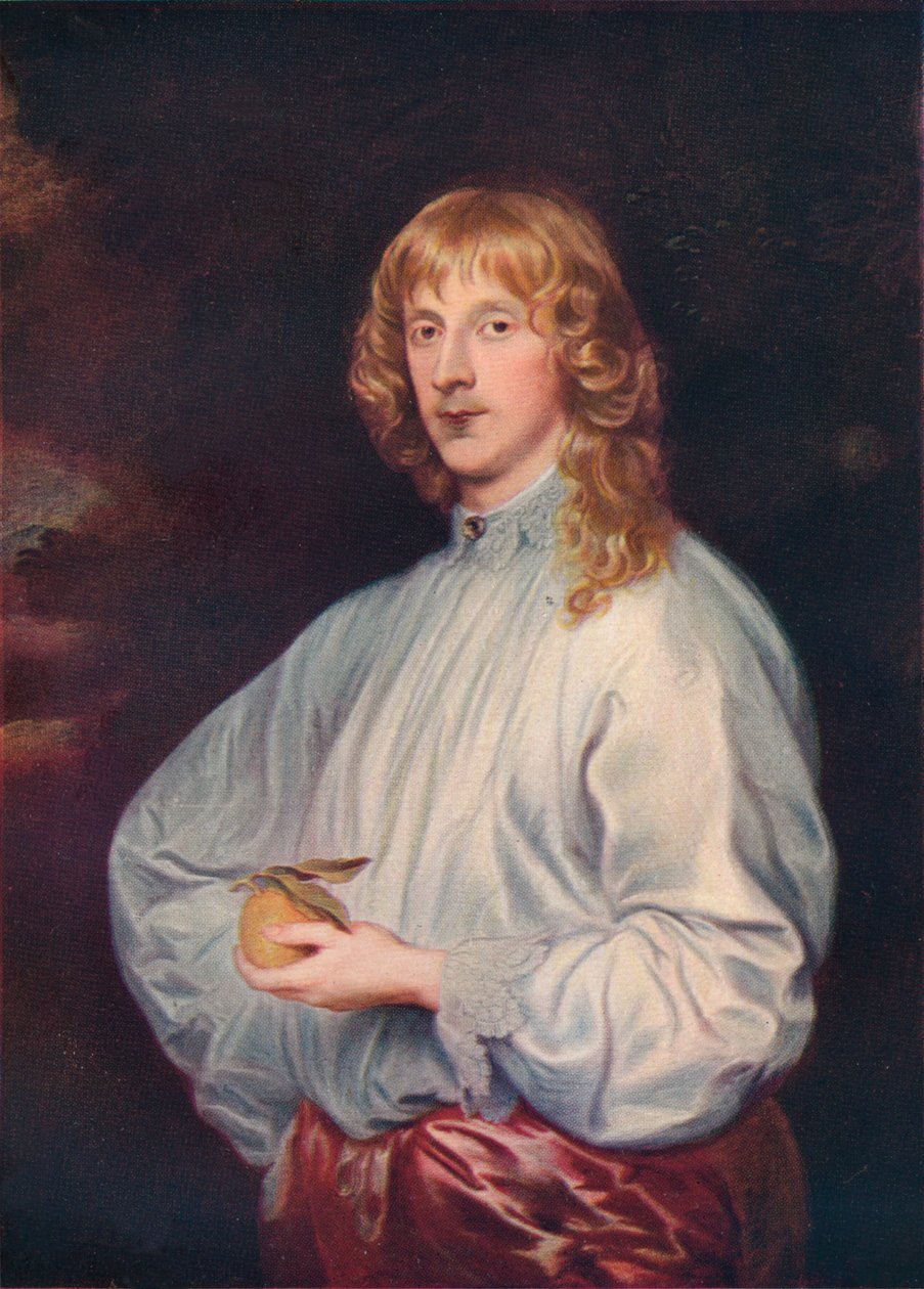 James Stuart, hertig av Richmond och Lennox med sina attribut, 1634 av Anthony van Dyck