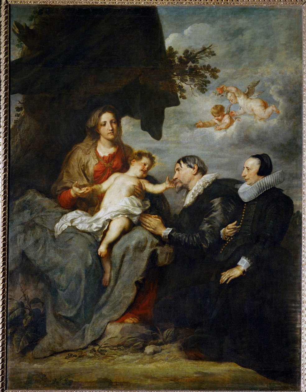 Vår Fru av Donatorerna ... av Anthony van Dyck