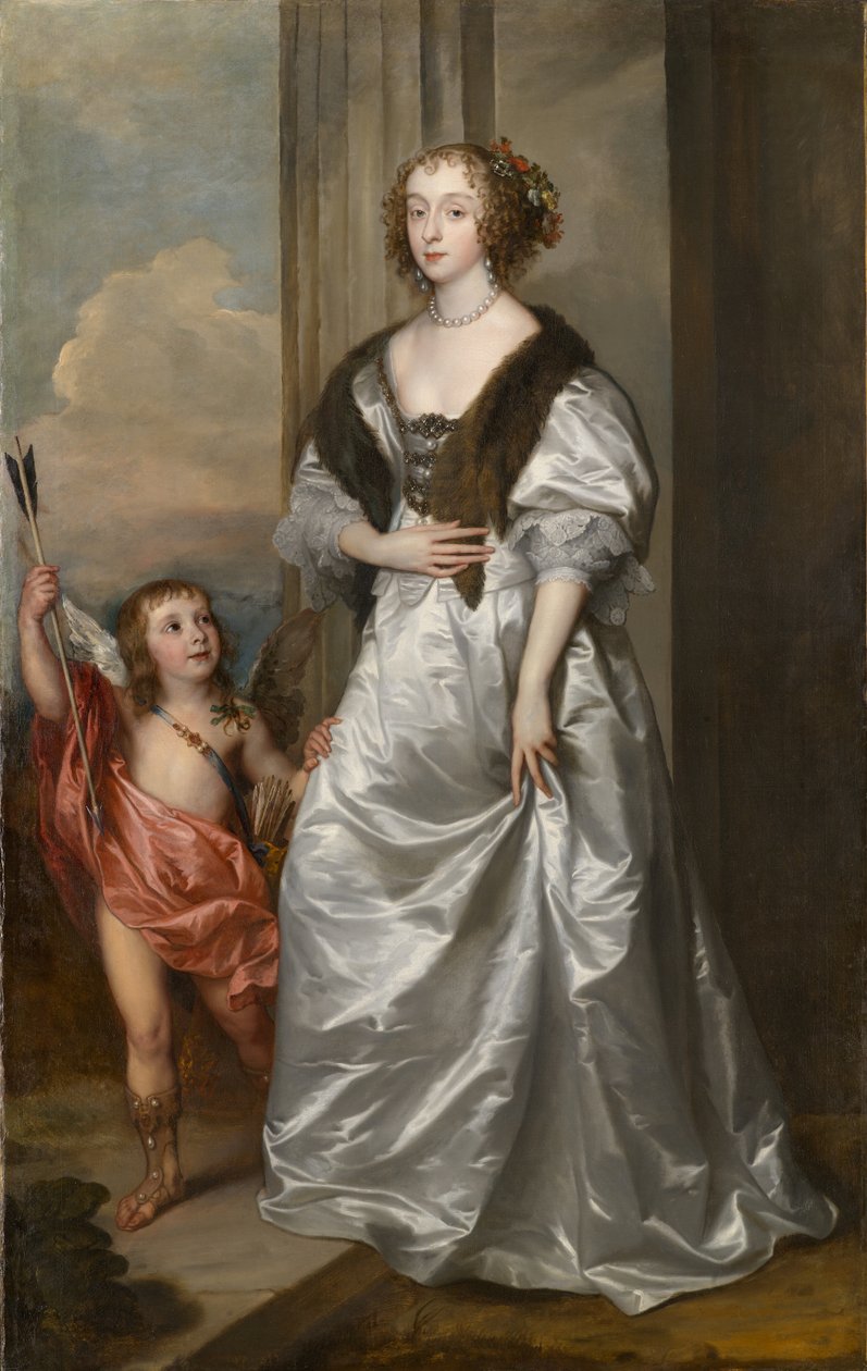 Lady Mary Villiers, senare hertiginna av Richmond och Lennox (1622-1685), med Charles Hamilton, Lord Arran, ca 1637 av Anthony van Dyck