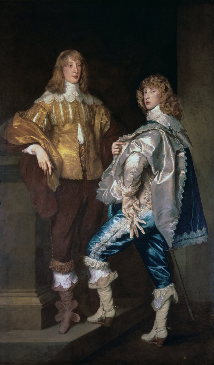 Lord John Stuart och hans bror, Lord Bernard Stuart av Anthony van Dyck