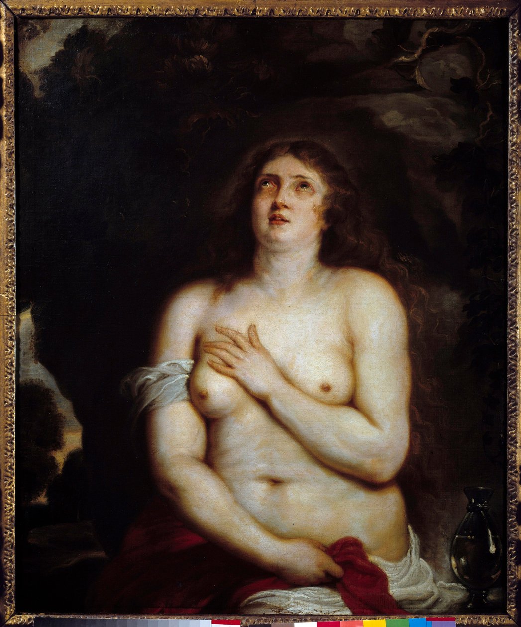 Madeleine. Representation av Maria Magdalena i extas. Målning av Anton Van Dyck (1599-1641) av Anthony van Dyck