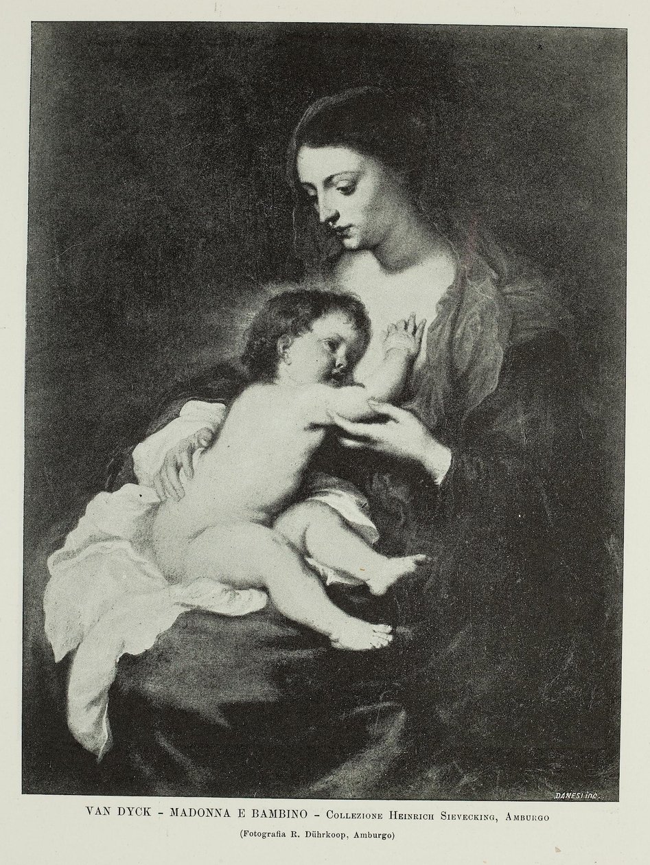 Madonna med barn av Anthony van Dyck
