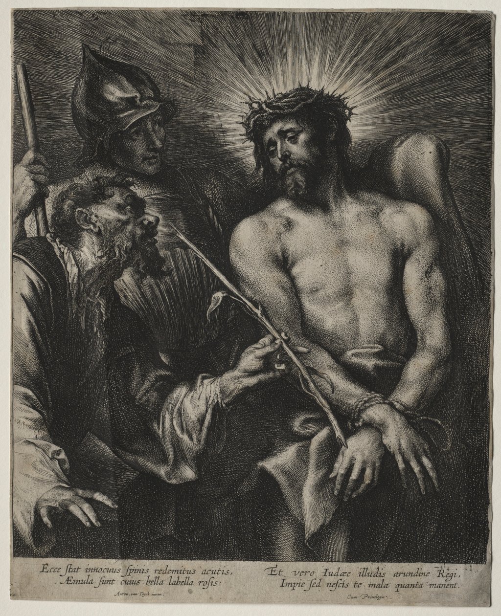 Hån mot Kristus. av Anthony van Dyck
