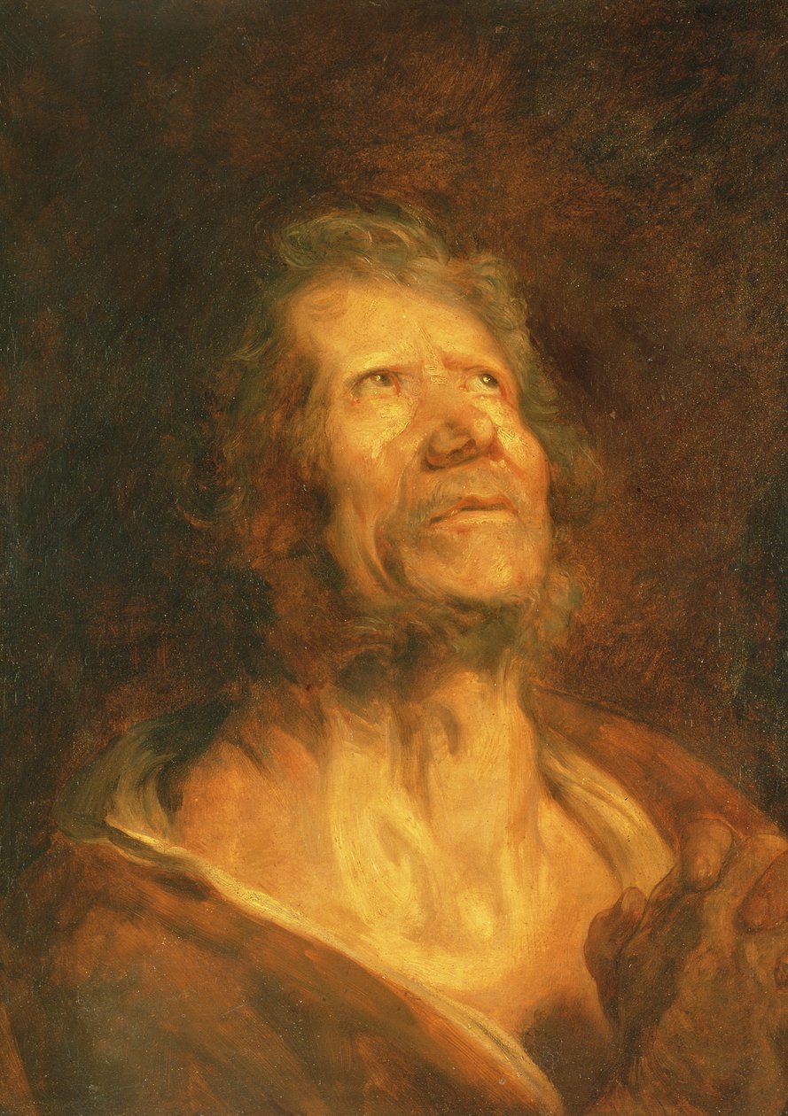 Peter aposteln (olja på duk) av Anthony van Dyck
