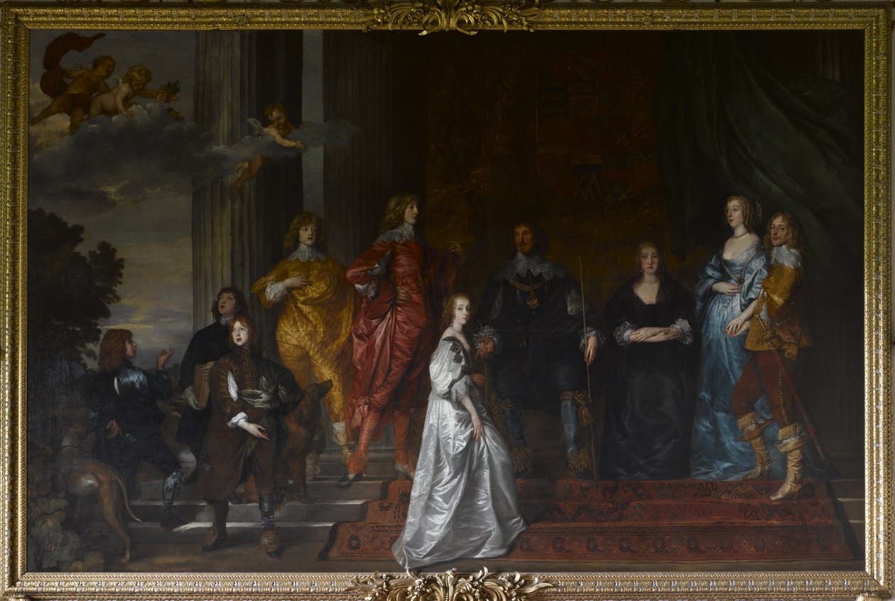 Philip Herbert (1584-1650), 4:e earlen av Pembroke och hans familj av Anthony van Dyck