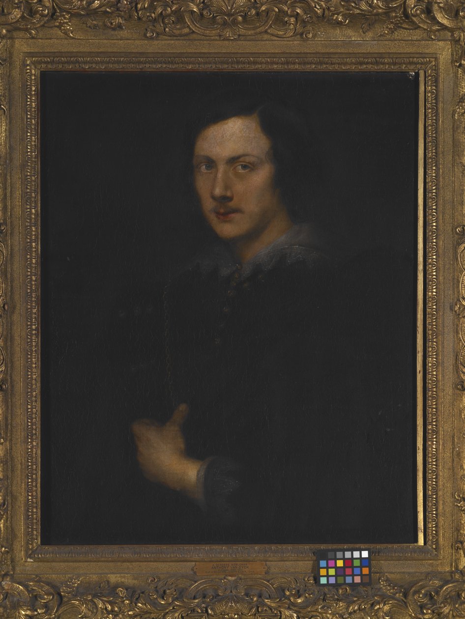 Porträtt av en genuesisk adelsman (olja på duk) av Anthony van Dyck