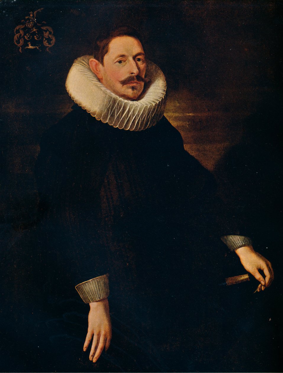 Porträtt av Alexander Triest, Baro Dauweghem, c1630 av Anthony van Dyck
