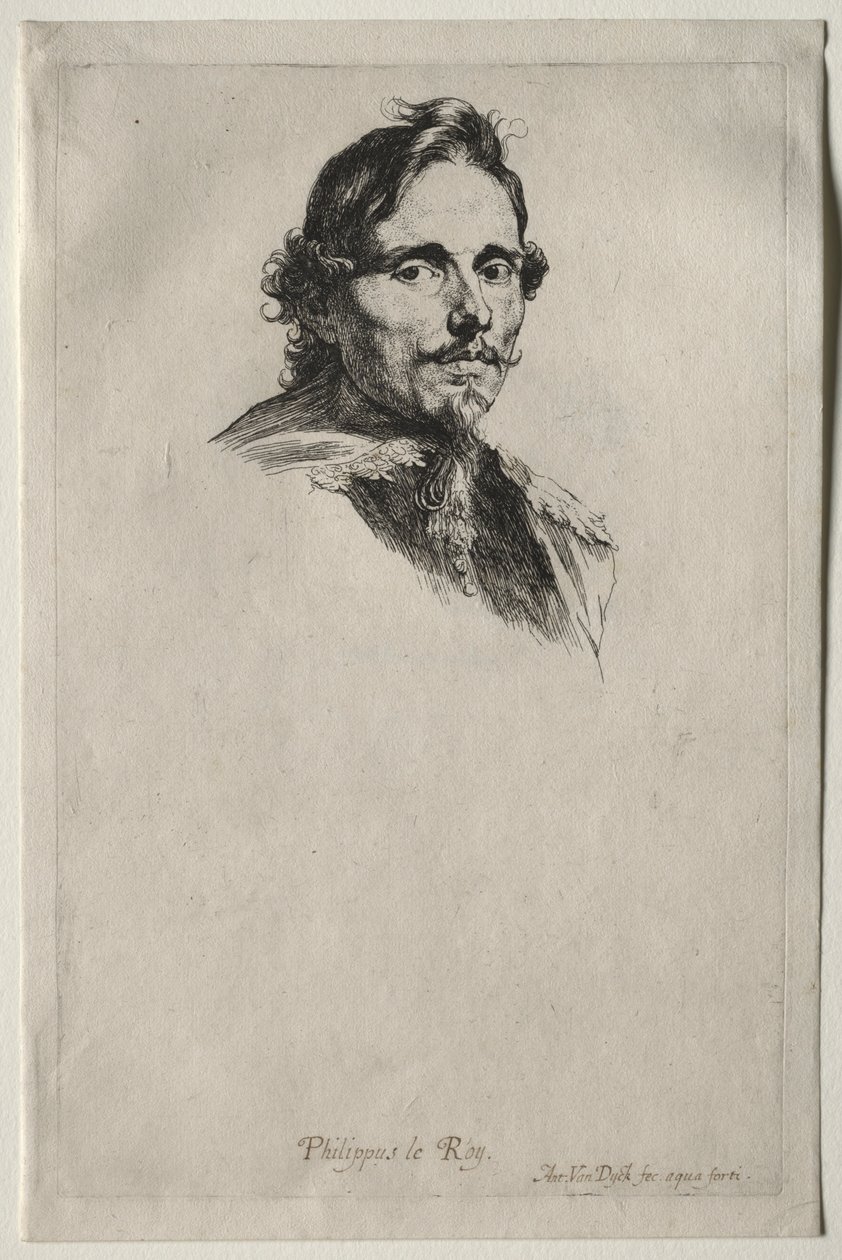 Porträtt av baron Philippe Le Roy. av Anthony van Dyck