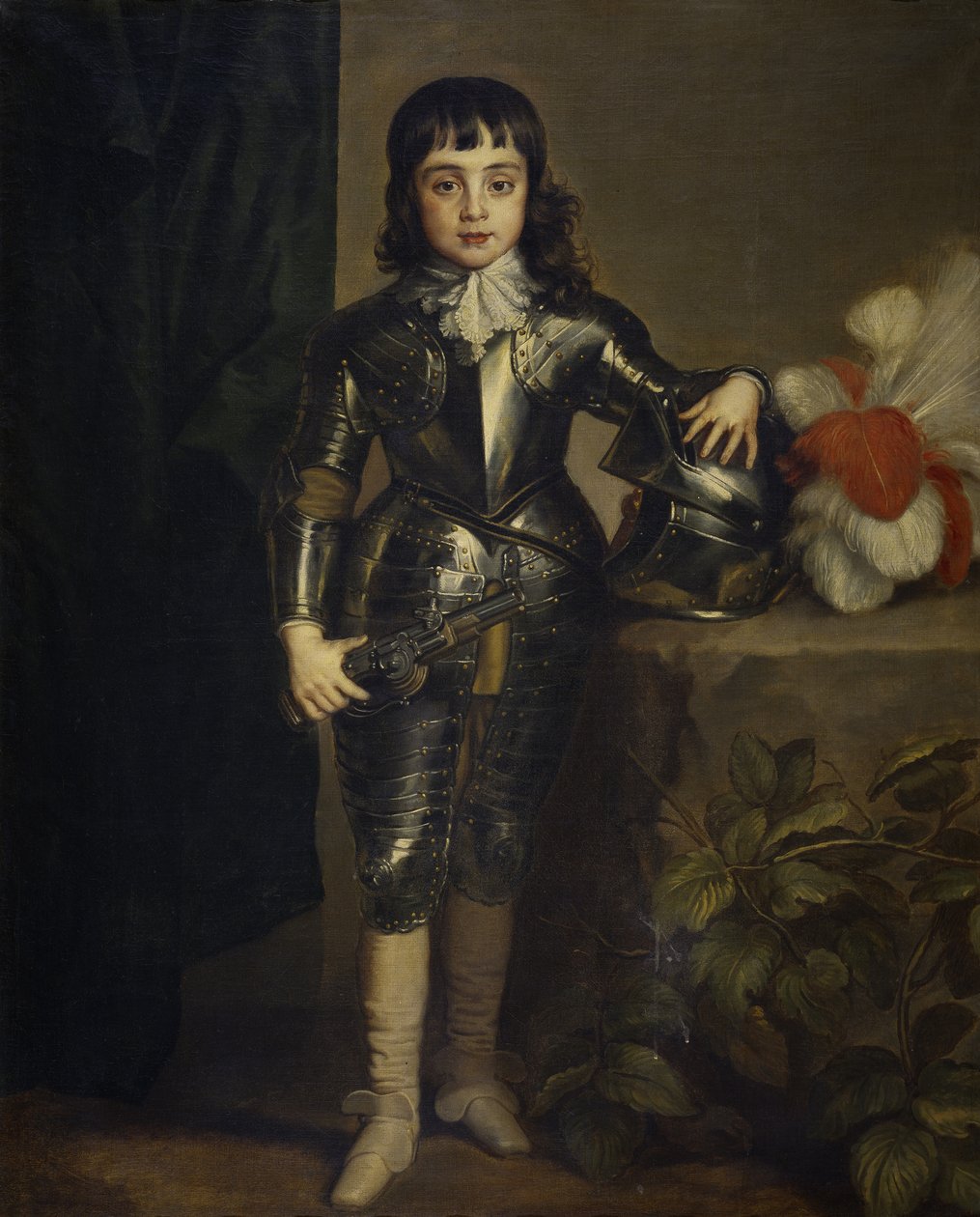 Porträtt av Charles II av England som barn av Anthony van Dyck
