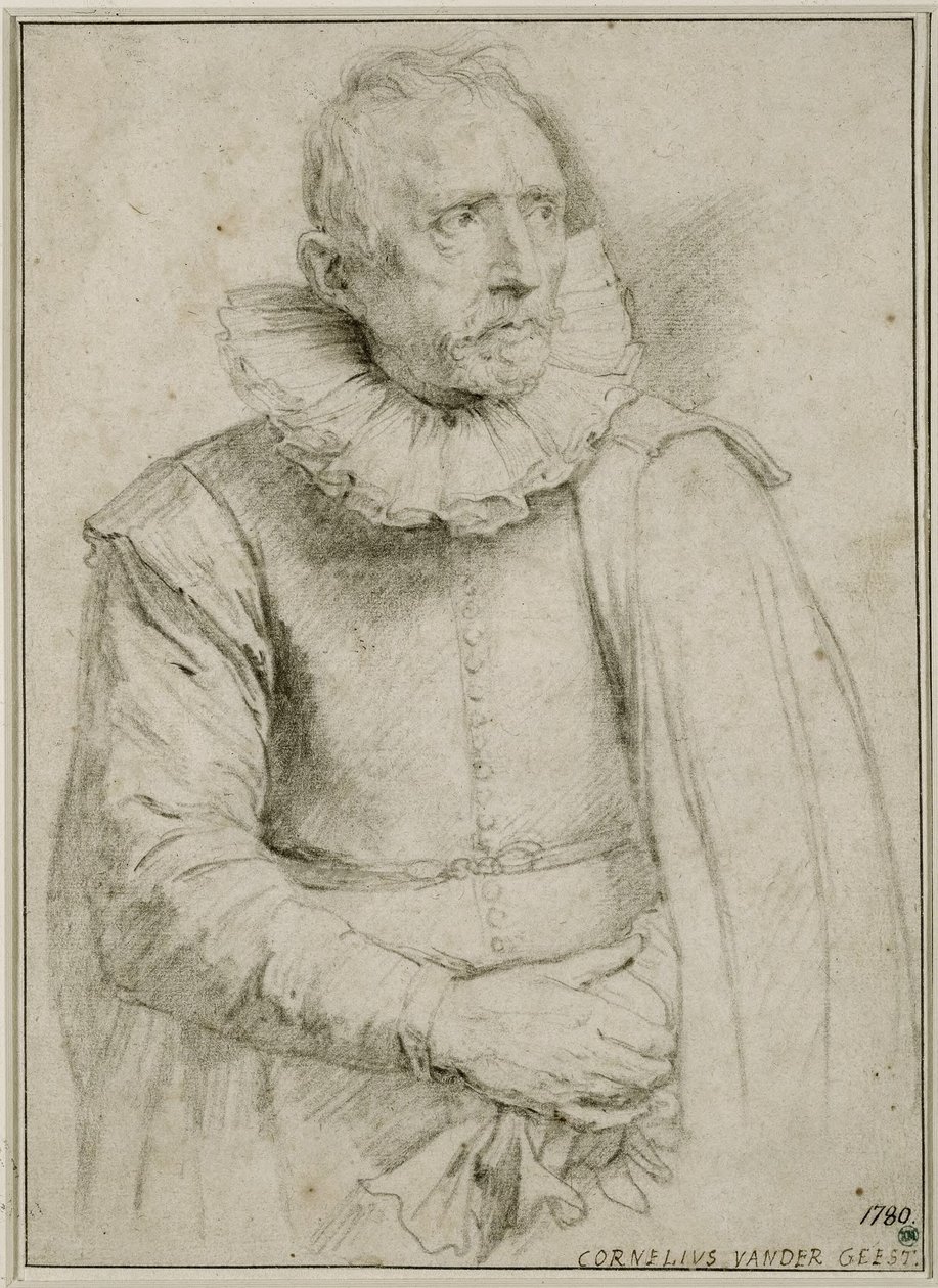 Porträtt av Cornelis van der Geest av Anthony van Dyck