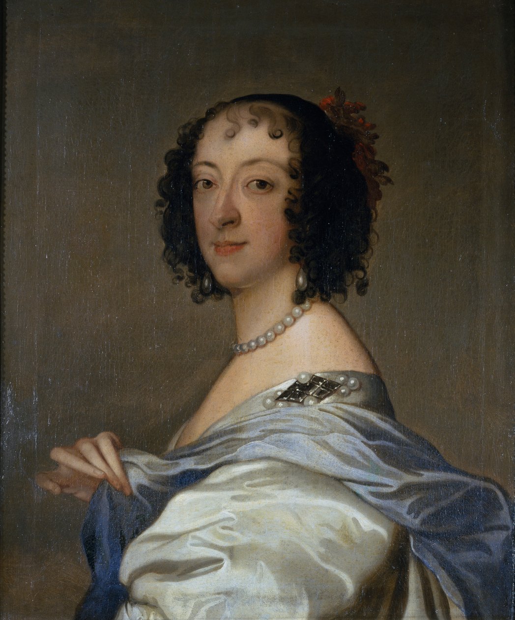 Porträtt av Elizabeth, baronessan Clifford, efter c.1639 (olja på duk) av Anthony van Dyck