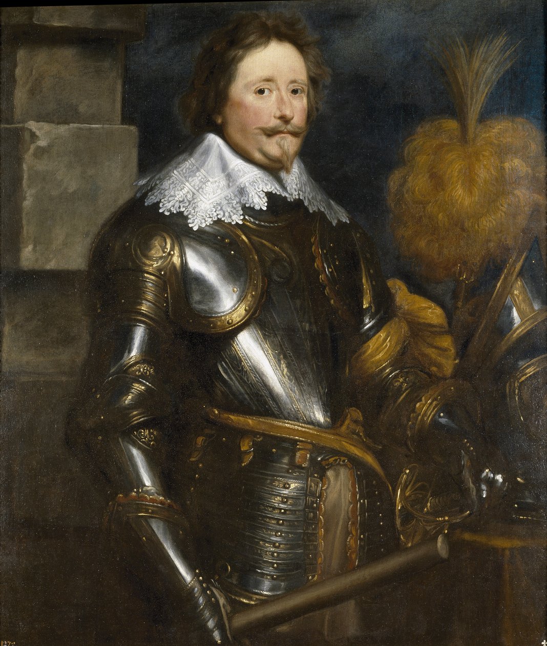 Porträtt av Fredrik Henrik, Prins av Orange 1584-1647 av Anthony van Dyck
