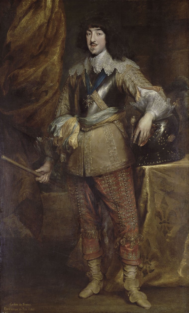 Porträtt av Gaston av Frankrike, hertig av Orleans 1608-1660 av Anthony van Dyck