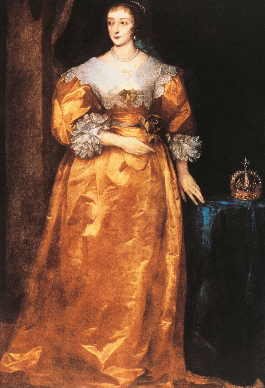 Porträtt av Henrietta Maria av Frankrike (Paris av Anthony van Dyck